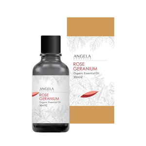 ANGELA Organic Rose Geranium Essential Oil 30ml