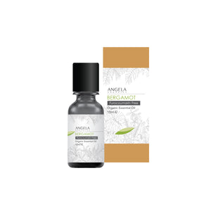 ANGELA Organic Bergamot (Furocoumarin Free)  Essential Oil 10ml