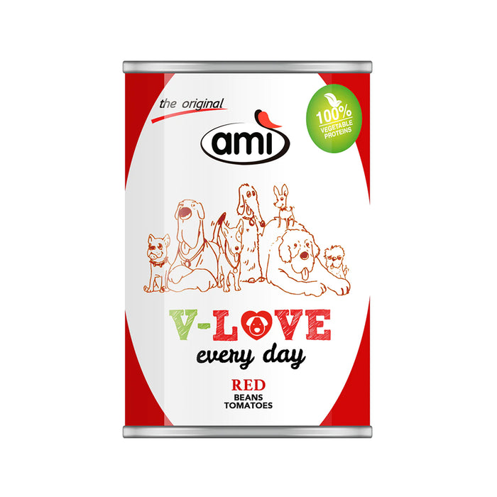 Ami Vegetarian Wet Dog Food (Red) 400g