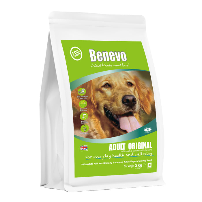 Benevo Vegan Adult Dog Food 3Kg (Temporary Pack)
