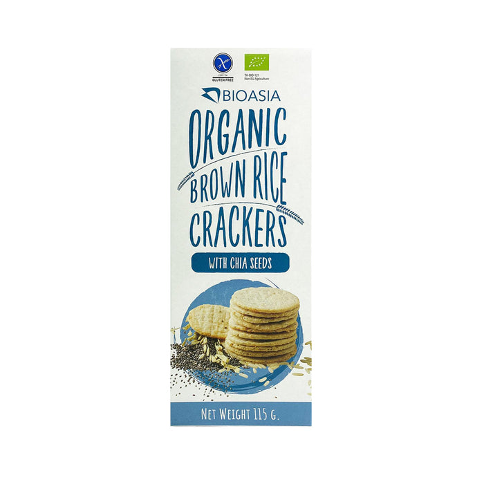 BioAsia Organic Chia Seeds Crackers 115g