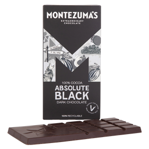 Montezumas Dark Chocolate Absolute Black 100% Cocoa 90g